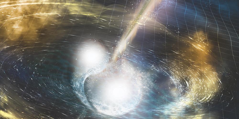 Image credit: Galaxy image: NSF/LIGO/Sonoma State University/A. Simonnet